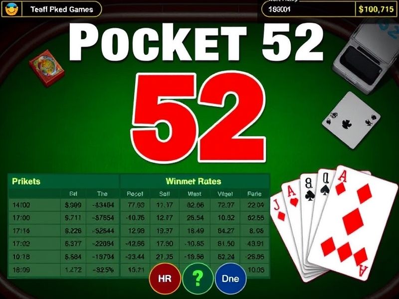 Discover the thrilling gambling card game of Pocket 52. Learn about 52-card deck strategies, casino game variations, and expert tips for mastering the game. Your ultimate guide to Pocket 52 success.